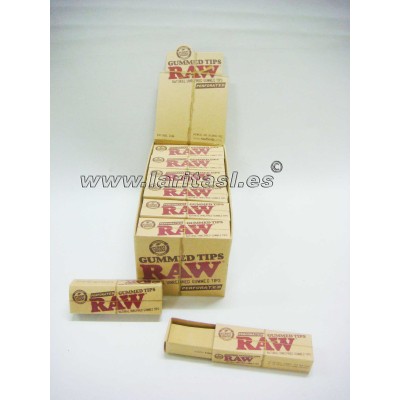 Papel Raw Boquilla Carton con goma